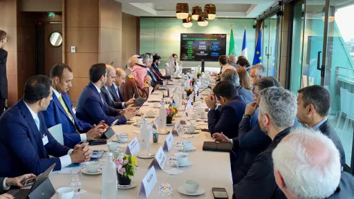 Minister of Industry and Mineral Resources Holds Meeting with Officials from Several French Companies to Discuss Investment Opportunities in Industry and Mining