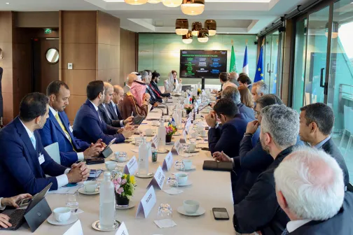 Minister of Industry and Mineral Resources Holds Meeting with Officials from Several French Companies to Discuss Investment Opportunities in Industry and Mining